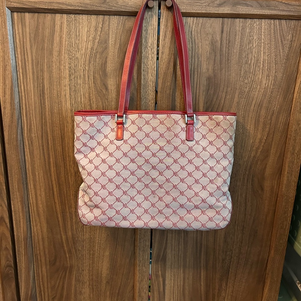 Lauren Ralph Lauren Canvas Tote - Picture 3 of 11